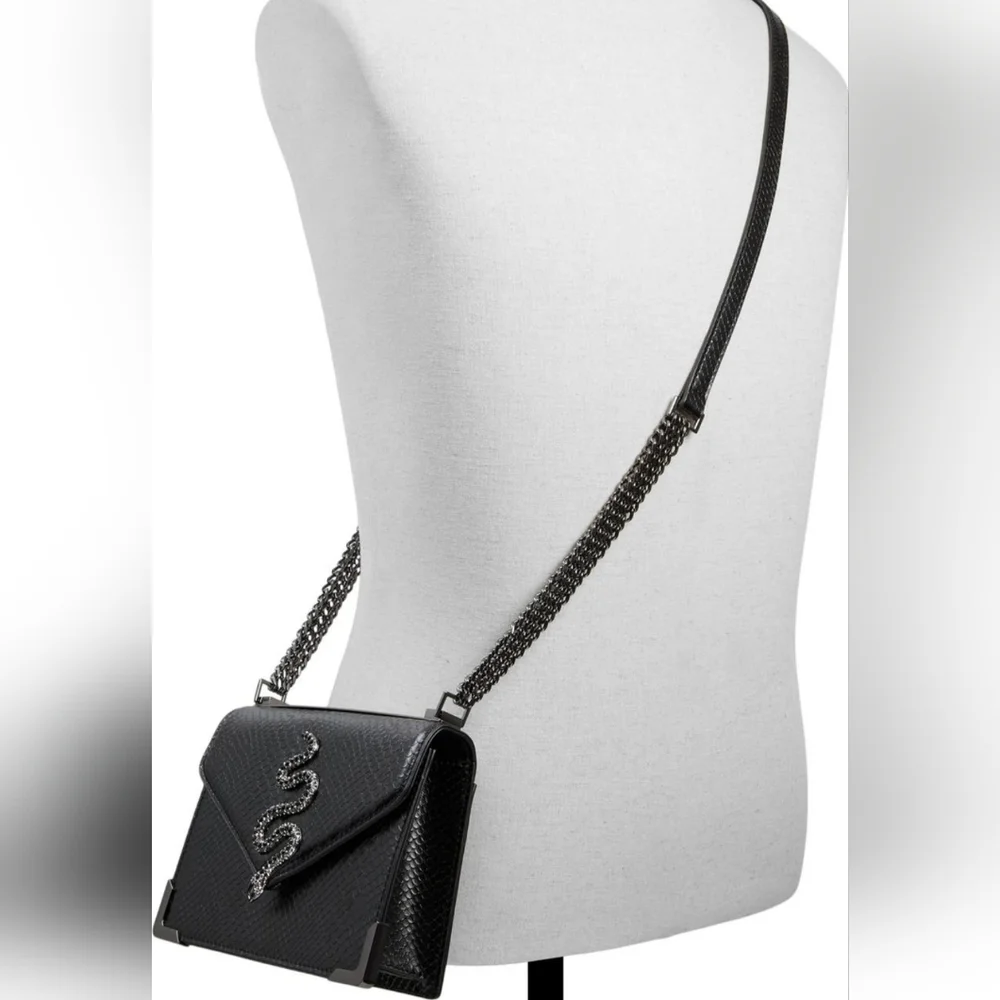 Aldo Pippirx Womens CrossBody Bag Black - Picture 2 of 12